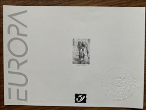 Souvenir Sheet, C.E.P.T.- Water, Belgium,  , C.E.P.T. / Europe, Paintings, Water