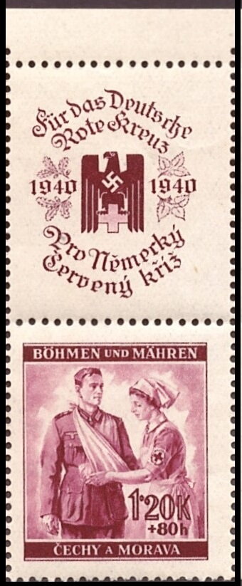 Red Cross Nurse with Wounded