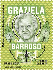Stamp, Graziela Barroso, Botanist, Brazil,  , Botanists, Famous People, Women