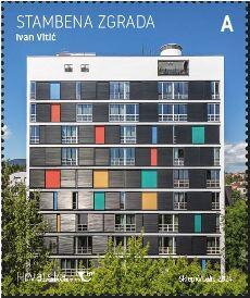 Colorful Skyscraper, Zagreb, by Ivo Vitić