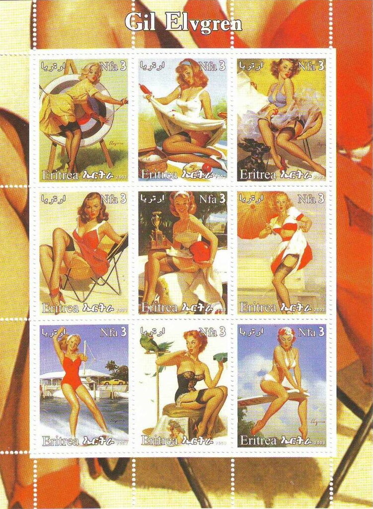 Pin-up Art by Gil Elvgren
