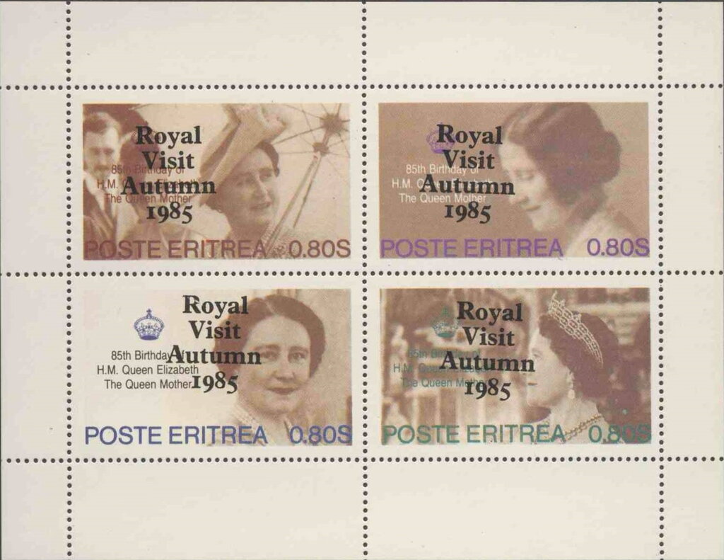 Queen Elizabeth 85th Birthday with Royal Visit Overprint