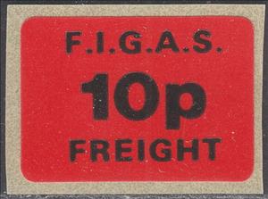 Stamp, F.I.G.A.S. Freight, Falkland Islands,  , Numbers