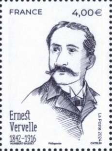 Stamp, Ernest Vervelle, France,  , Stamp Collectors