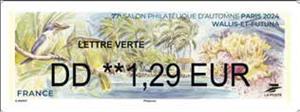 Stamp, View of Wallis & Futuna, France,  , Landscapes, Philatelic Exhibitions