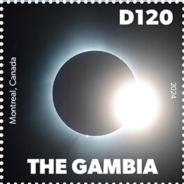 Stamp, Montreal, Canada, Gambia,  , Planets, Sun