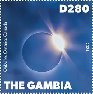 Stamp, Oakville, Ontario, Canada, Gambia,  , Planets, Sun