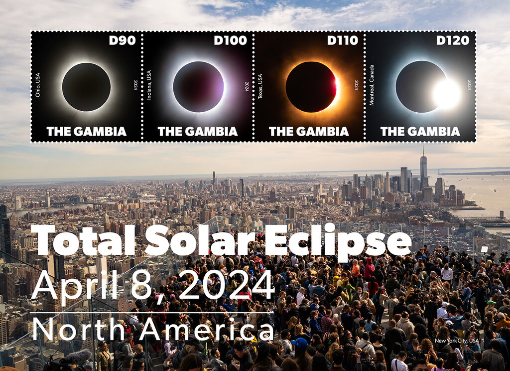 Total Solar Eclipse April 8, 2024 - North America