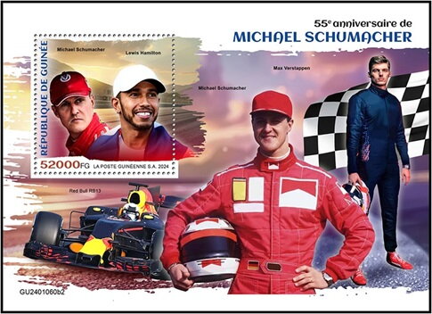 Michael Schumacher and Lewis Hamilton