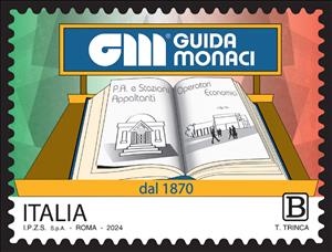 Stamp, Guida Monaci Business Data Guide, Italy,  , Books, Economy