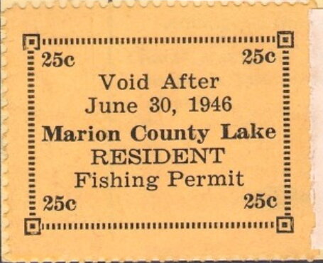 Marion County Lake Resident Fishing Permit