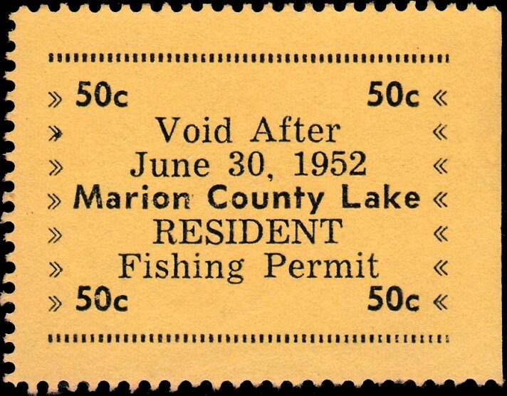 Marion County Lake Resident Fishing Permit