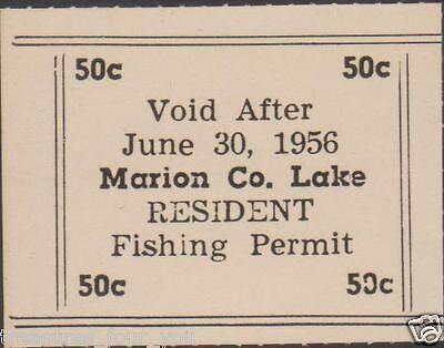 Marion County Lake Resident Fishing Permit