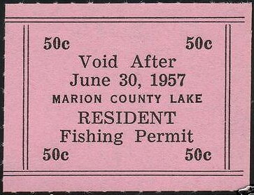 Marion County Lake Resident Fishing Permit
