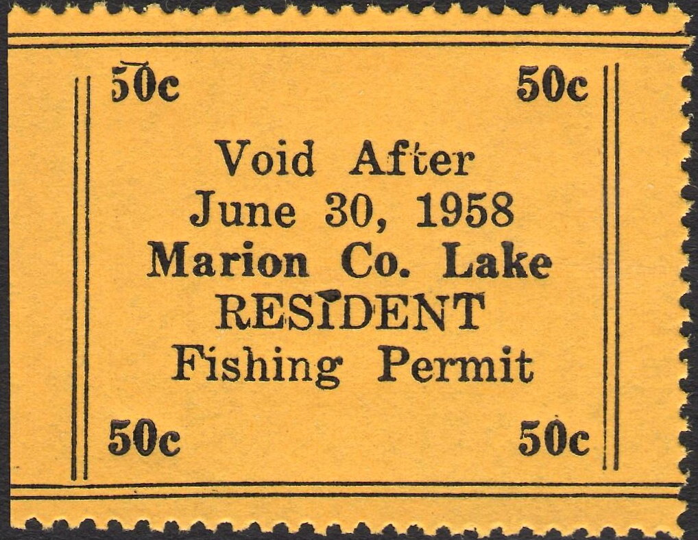 Marion County Lake Resident Fishing Permit