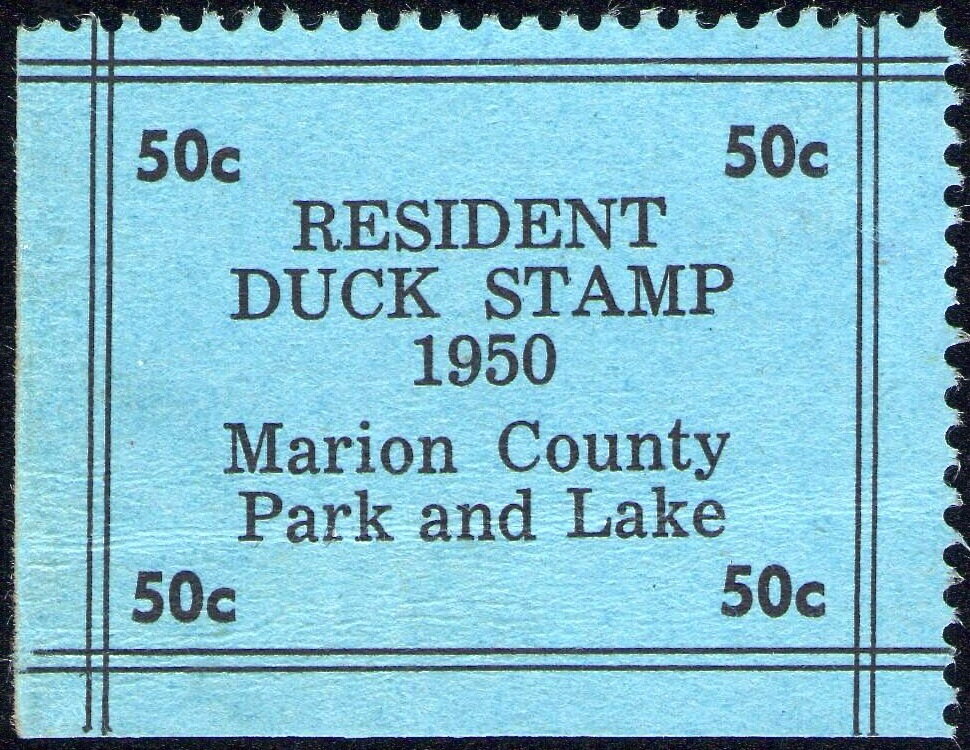 Resident Duck Stamp - Marion County Park and Lake