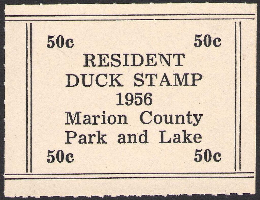 Resident Duck Stamp - Marion County Park and Lake