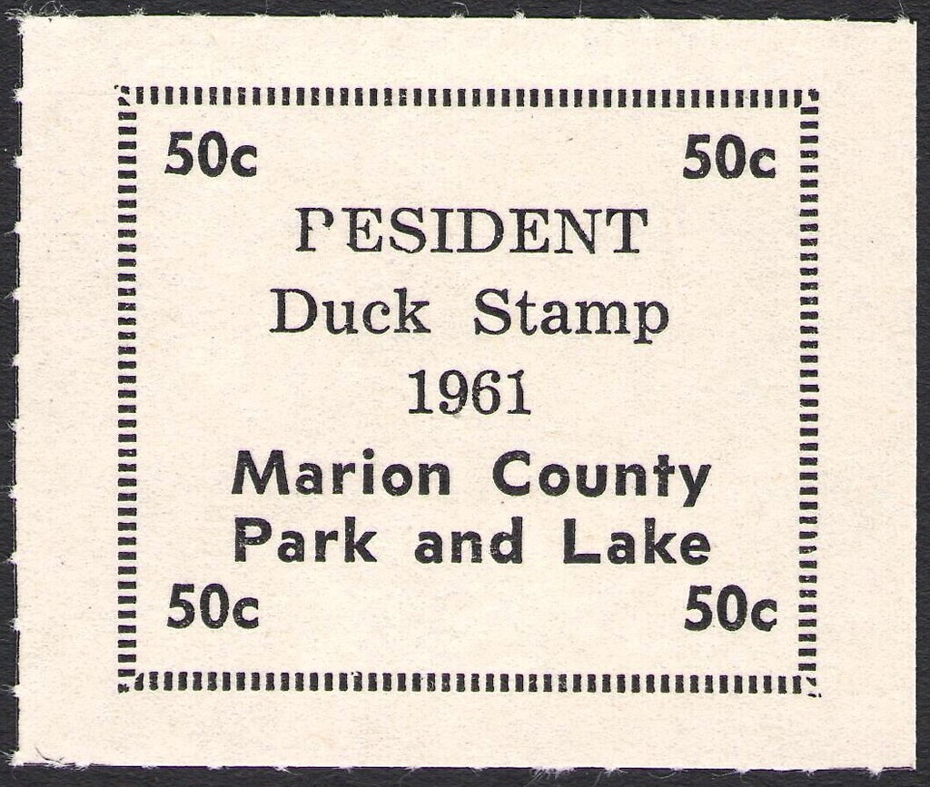 Resident Duck Stamp - Marion County Park and Lake