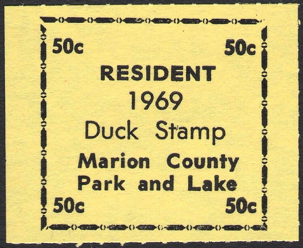 Resident Duck Stamp - Marion County Park and Lake