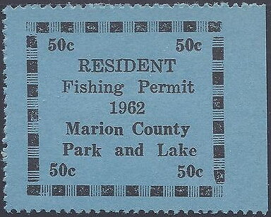 Resident Fishing Permit Marion County Park and Lake