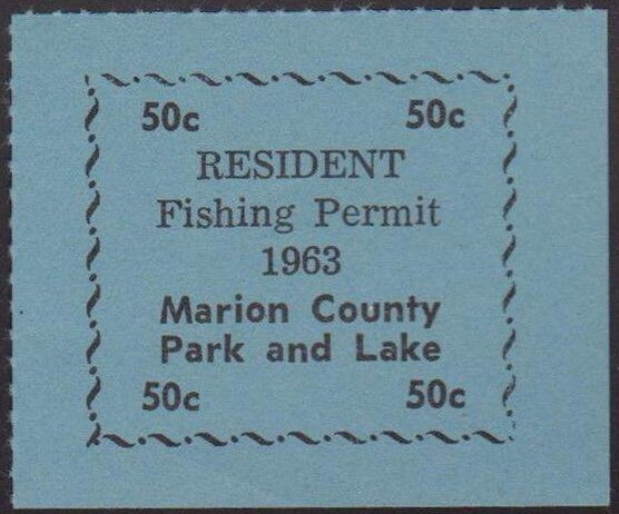 Resident Fishing Permit Marion County Park and Lake