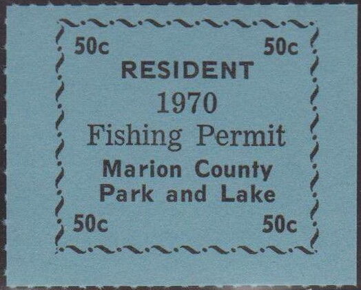 Resident Fishing Permit Marion County Park and Lake