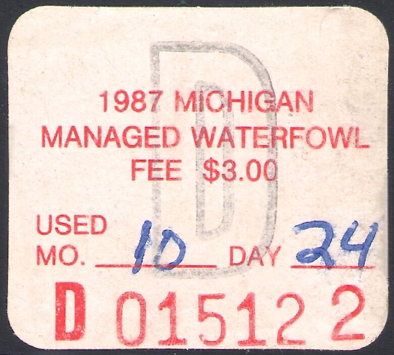 Managed Waterfowl Fee