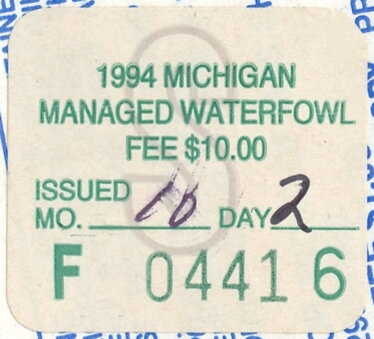 Managed Waterfowl Fee