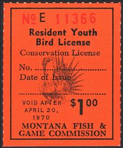 Stamp, Greater sage-grouse (Centrocercus urophasianus), Montana (MT),  , Animals (Fauna), Birds, Hunting