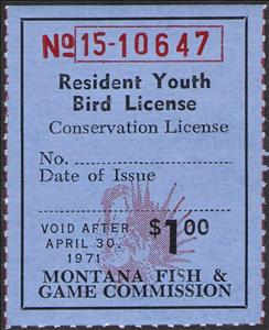 Stamp, Greater sage-grouse (Centrocercus urophasianus), Montana (MT),  , Animals (Fauna), Birds, Hunting