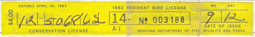Resident Bird License
