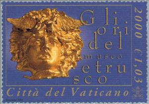 Stamp, Earrings in trunk, Vatican City,  , Jewellery