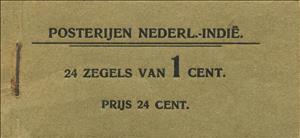 Booklet, Type `Vurtheim` booklet, Netherlands East Indies,  , Numbers