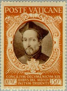 Stamp, St. Anthony M.Zaccaria, Vatican City,  , Famous People, Commemoration, Saints
