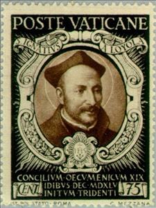 Stamp, St. Ignatius of Loyola, Vatican City,  , Famous People, Commemoration, Saints