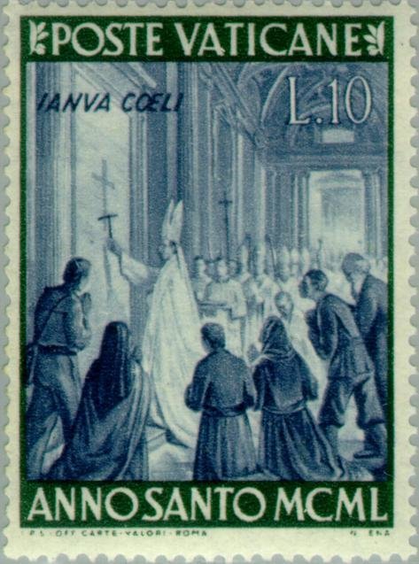 Pius XII opened the Holy Door