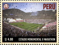 Stamp, University Sports Club, Centenary, Peru,  , Sports Clubs