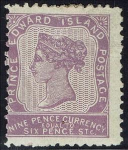Stamp, Queen Victoria (1819-1901), Prince Edward Island,  , Crowns and Coronets, Famous People, Heads of State, Queens, Royalty, Women