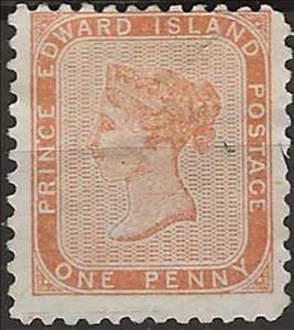 Stamp, Queen Victoria (1819-1901), Prince Edward Island,  , Crowns and Coronets, Famous People, Heads of State, Queens, Royalty, Women