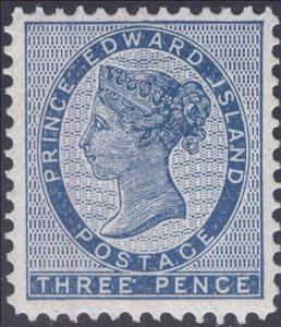 Stamp, Queen Victoria (1819-1901), Prince Edward Island,  , Crowns and Coronets, Famous People, Heads of State, Queens, Royalty, Women