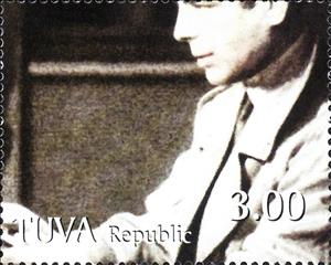 Stamp, Hollywood Stars Diner Scene, Russia, Tuva,  , Actors, Famous People