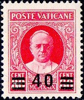 Effigy of Pope Pius XI