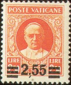 Stamp, Effigy of Pope Pius XI, Vatican City,  , Popes