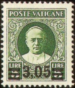 Stamp, Effigy of Pope Pius XI, Vatican City,  , Popes