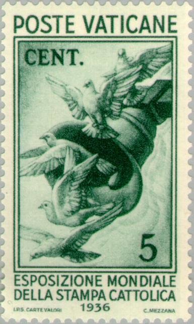 Bell and doves