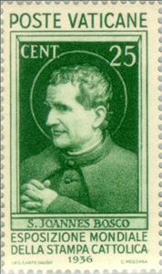 Stamp, St. John Bosco, Vatican City,  , Special Occasions, Saints