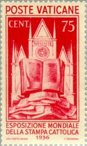 Stamp, Church and holy books, Vatican City,  , Special Occasions, Buildings, Churches - Cathedrals - Basilicas - Chapels