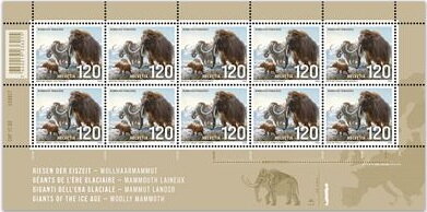 Full Pane, Wooly Mammoth, Switzerland,  , Animals (Fauna), Ice Age
