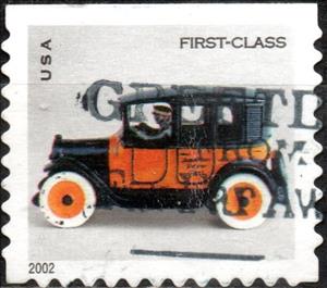 Stamp, Toy Taxicab - First Class, United States of America,  , Cars, Toys, Vehicles