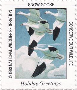 Stamp, Snow goose, United States of America,  , Birds, Geese